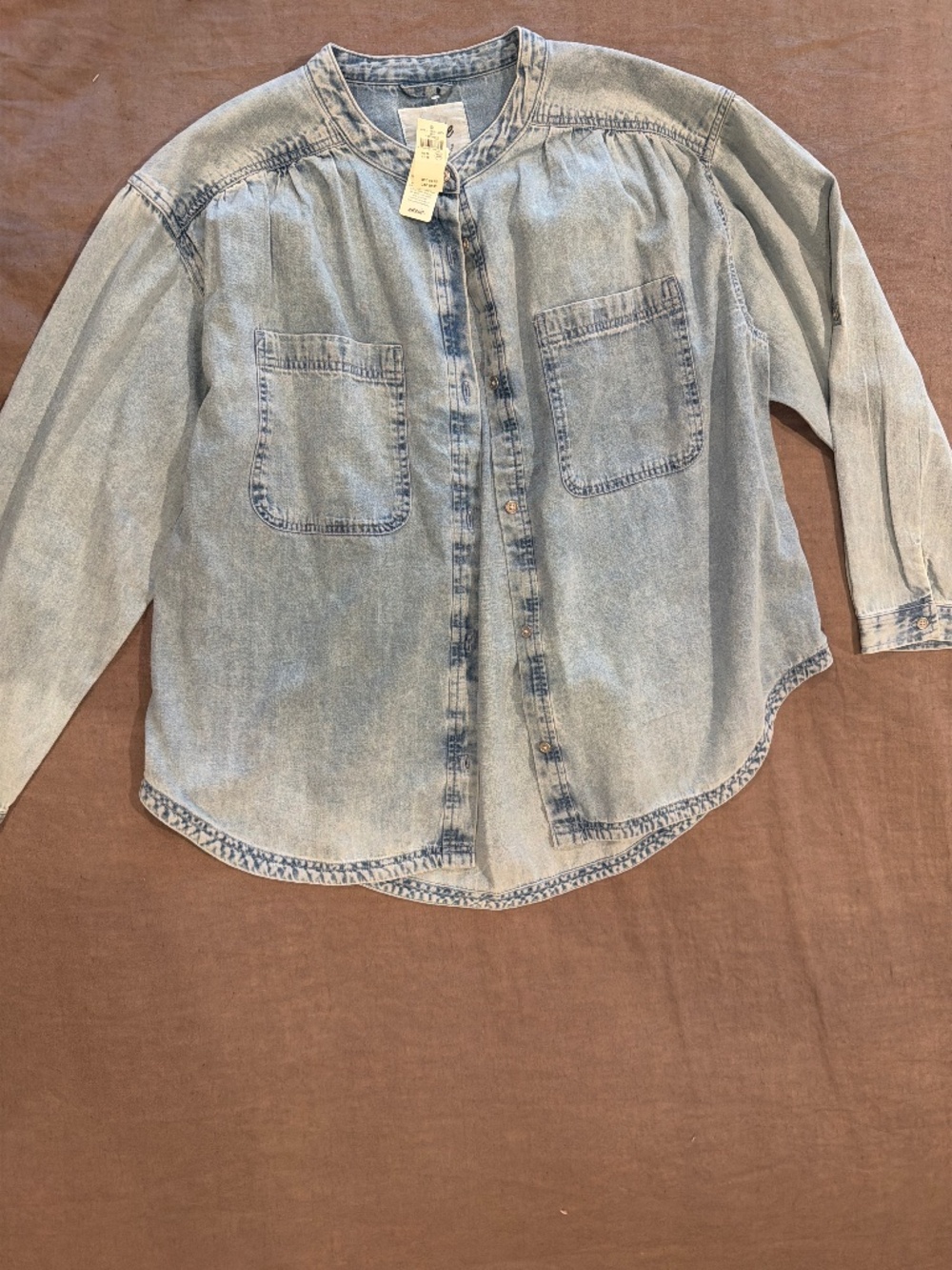 Aerie Real Good Oversized Denim Button-Down Shirt – NWT – M